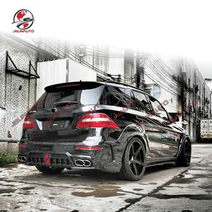 Para <span class=keywords><strong>Mercedes</strong></span> <span class=keywords><strong>ML</strong></span> Kit de conversión WD estilo fibra de vidrio parachoques delantero parachoques trasero arco de rueda para W166 ML250 <span class=keywords><strong>350</strong></span> Kit de cuerpo ancho - Product Image 3