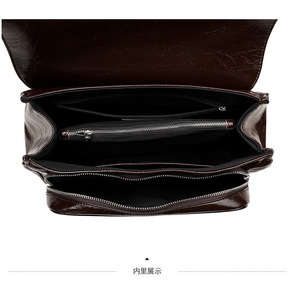 Nuevas Bolsas de Mensajero de Alta Calidad para Mujer, Bolsos de Mano de Cuero Genuino, Bolsos Cruzados, Bolsos de Hombro para Mujer, Bolsos Tote con Asa Superior - Product Image 6