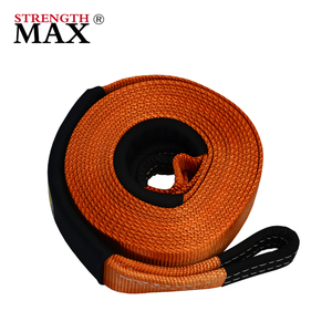 Sangle de remorquage classique en plastique JINLI 3''x30' pour le sauvetage hors route, kit d'outils d'urgence 4x4 avec garantie d'un an - Product Image 3