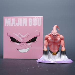 Figura de PVC de Alta Calidad de Majin Buu en Forma Malvada, Diseño Musculoso, Base Texturizada, Escala 1:48, Modelo de Juguete para Anime - Product Image 3