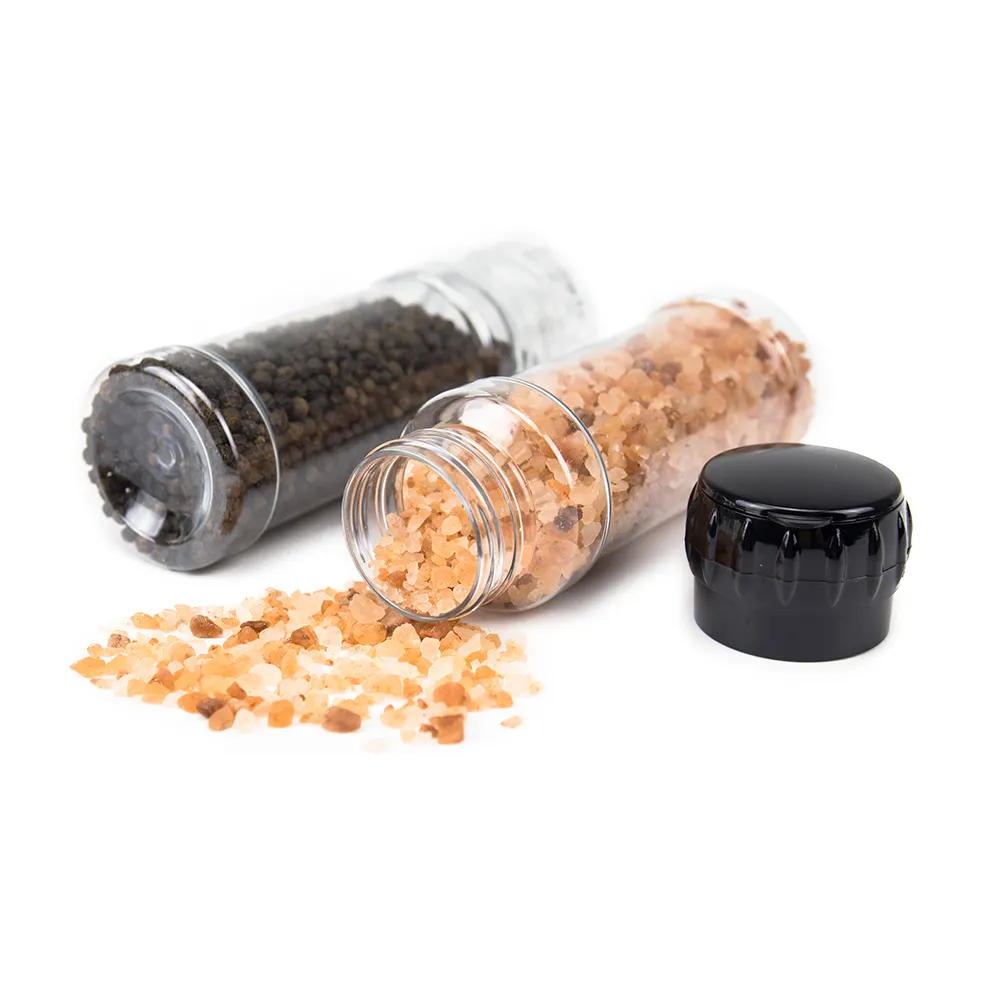 200Ml Keuken Accessoires Spice Verpakking Jar Handleiding Zee Zout En Pepermolen Set Huisdier Fles Molinillo Sal