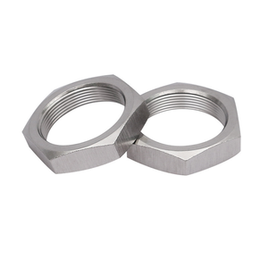 Écrous hexagonaux fins chanfreinés en acier inoxydable 304 poli à bas prix du fabricant pour applications médicales et minières - Product Image 2