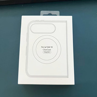 Étui magnétique pliable transparent pour iPhone Duo, coque de téléphone portable antichoc en PC ultra-résistant pour iPhone Duo 18 Fold