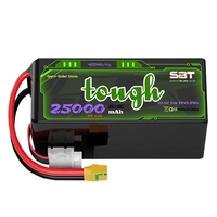 Высоковольтная твердотельная батарея HV 14S 53.9V 25Ah 3C/5C 400Wh/Kg для БПЛА для картографирования и доставки с увеличенным временем полета и повышенной безопасностью
