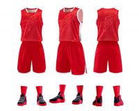 Conjunto de Uniforme de Baloncesto Personalizado sin Mangas, de una Sola Capa, 100% Poliéster, de Secado Rápido, Cómodo, para Hombres, Jóvenes y Equipos