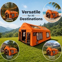 Tente de réception gonflable pour événements extérieurs, robuste, en PVC, à ouverture rapide, imperméable