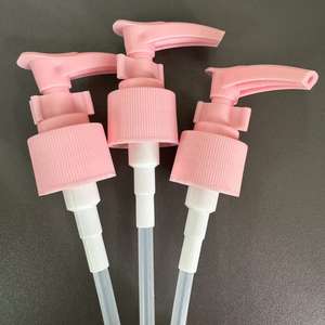 ローションポンプColiber 20mmピンクプラスチック24/410ディスペンサーポンプ手洗いシャンプーポンプ - Product Image 1