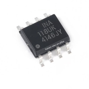 INA118UB/2K5 INA118 Circuit intégré d'origine, amplificateur intégré, 1 circuit, SOIC8, composants électroniques INA118UB/2K5 - Product Image 1