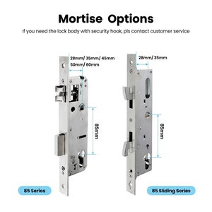 <span class=keywords><strong>Serratura</strong></span> Intelligente Biometrica con Impronta Digitale, in Alluminio, Impermeabile, Multi-Mortasa, WiFi Tuya TTlock per Porta d'Ingresso - Product Image 5