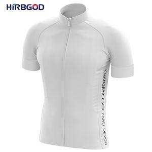เสื้อจักรยานแขนสั้นผู้ชาย HIRBGOD บริการสั่งทำ ODM OEM ขายส่งเสื้อจักรยานสำหรับทีมและสโมสร ทรงพอดีตัว - Product Image 3