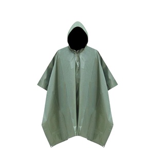 Verde oliva impermeabile impermeabile antivento <span class=keywords><strong>poncho</strong></span> Multi-funzione Oxford panno per ragazze per escursioni in campeggio - Product Image 3