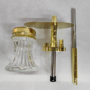 Original de haute qualité Portable petite taille Aladin Shisha narguilé en acier inoxydable maison voyage bol tuyau fête Bar Club narguilé ensemble - Product Image 6