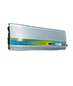 Inversor de alta potencia, inversor de onda sinusoidal pura de 2000w, 3000w, 12v, 24v a 110v, 220v