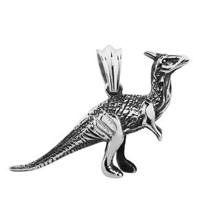 Collar con Colgante de Acero Inoxidable Gótico al por Mayor, Joyería de Moda con Diseño de Dinosaurio Triceratops Personalizado - Product Image 2