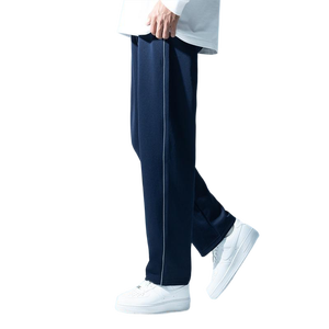<strong>Navy</strong> <strong>Blue</strong> <strong>School</strong> Pants with One Stripe / Two Stripes Dark <strong>Blue</strong> <strong>School</strong> <strong>Trousers</strong> - Product Image 4