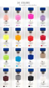 Housse de tasse isolante en silicone anti-brûlure et antidérapante, manchon central en silicone de 6,5 cm pour tasse, manchon de protection en silicone pour verre - Product Image 6