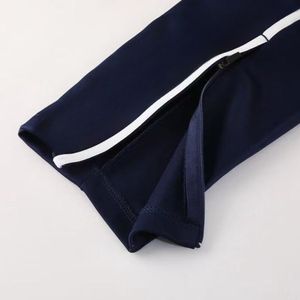 Setelan Training Sepak Bola Pria Premium 2025/2026 Bahan Velour dengan Ritsleting, Sweatshirt Kasual untuk Latihan Sepak Bola di Eropa - Product Image 5