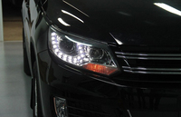 Phares assemblage phare LED pour VW nouveau pour Tiguan lampe frontale LED projecteur lentille 2013 TLZ