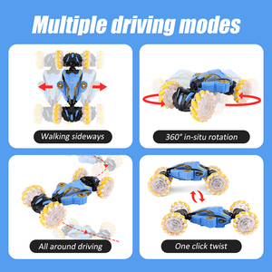Coche de juguete para niños de 2.4G Hz con doble pulverización, sensor de gestos, RC, giro de 360°, alta velocidad, coche de acrobacias de doble cara - Product Image 6