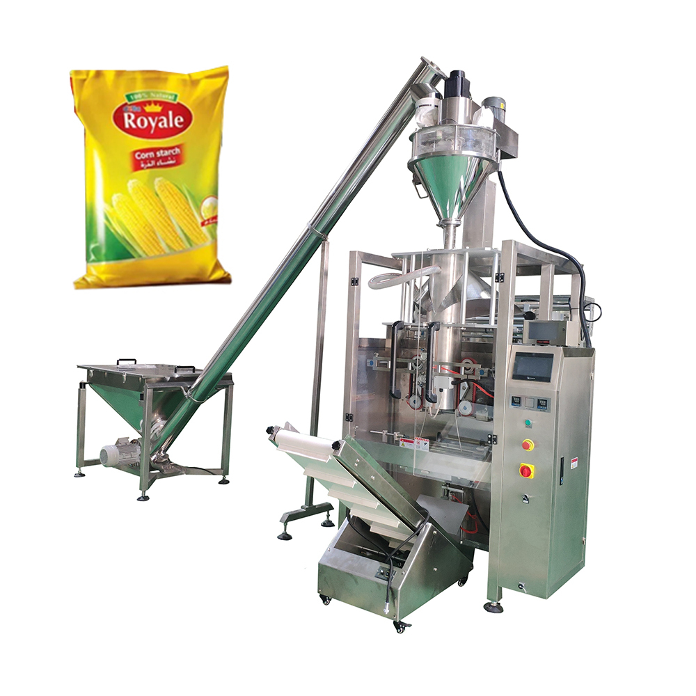Machine à emballer la poudre de café entièrement automatique, 2kg 1kg 2kg, avec serre-tête et pince de remplissage