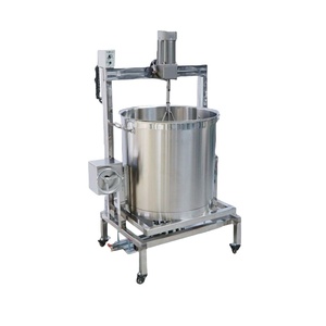 Industrial Gas Heating Boiling <b>Pot</b> - Mixer Wok for Jam Pepper Spice Stir Frying Better Chili <b>Tomato</b> Sauce Cooker - Product Image 5