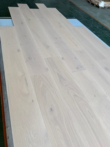 Suelo de Parqué de Madera de Roble Blanco Europeo, Multicapa, con Acabado UV Cepillado Blanco, <span class=keywords><strong>para</strong></span> Decoración de Interiores - Product Image 6