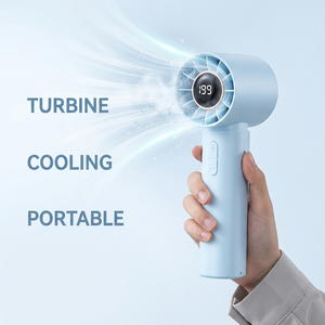 Mini ventilateur de climatisation chic anglais, ventilateur portatif en plastique, mini ventilateur de bureau de classe A - Product Image 1