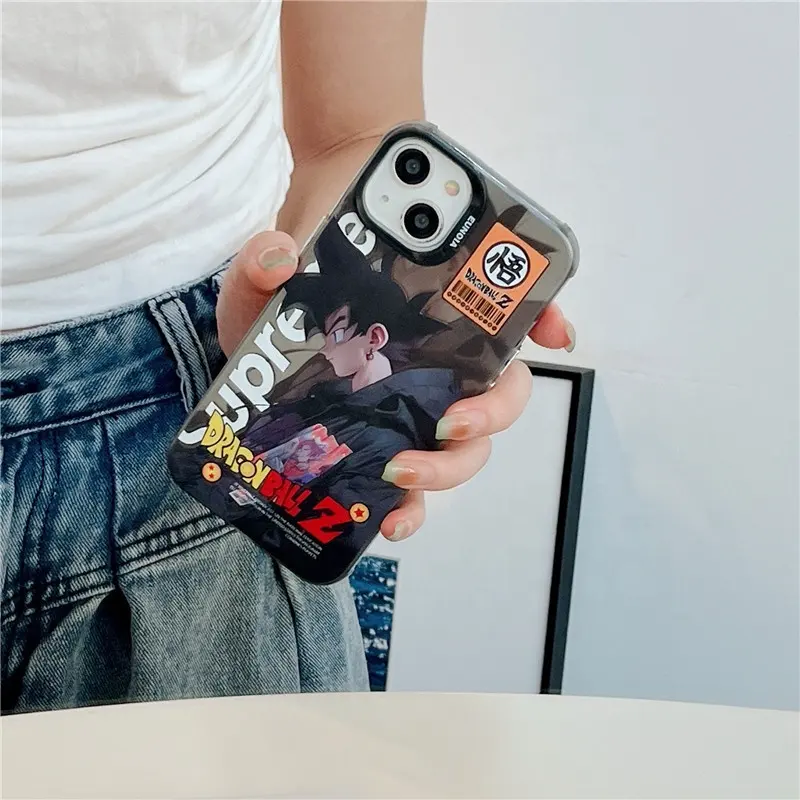 Soft Anime Phone Cases for iPhone 14pro max 13 12 11 Shockproof Full Protector Manga Cellphone Covers