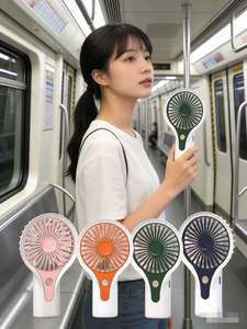 Ventilador de Mano Portátil Personalizado al por Mayor, Recargable por USB C, con Batería de Litio, 3 Velocidades, en Oferta - Product Image 4