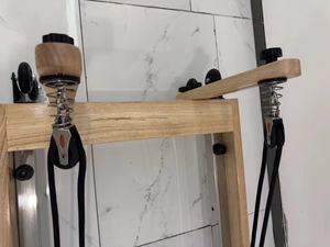 Appareil de fitness pliable pour la maison, machine commerciale en bois d'érable, Reformer pliable CC - Product Image 6
