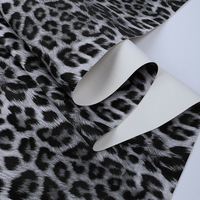 Sac décoratif en cuir artificiel PVC à motif léopard coloré de 0,5 mm pour la protection et la durabilité