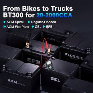 <b>Battery</b> Load <b>Tester</b> 12V/24V Automotive 20-2000 CCA Car <b>Battery</b> & Alternator <b>Tester</b> OLIVER Fitment BT300 - Product Image 2