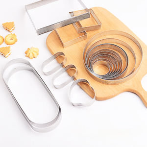 วงรีมัฟฟินทาร์ทแหวนสแตนเลสพรุนทาร์ทแหวนเจาะเค้กมูสแม่พิมพ์เครื่องตัดคุกกี้ขนมQuicheแม่พิมพ์เครื่องมือ - Product Image 4