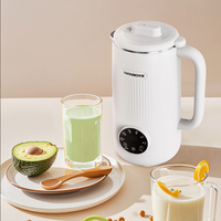 Machine à lait de soja multifonctionnelle 800 ml, auto-nettoyante, pour soupes chaudes et bouillies, machine électrique domestique pour lait de noix