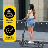 Gudang EU skuter listrik 36V Motor lipat Escooter dewasa e-scooter cepat 8.5 inci Ban E Scooter dengan APP