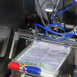 Fully Automatic Balloon Packaging Machine: PE Bags / Stand-Up <b>Pouches</b> Zipper M-Shaped Capable of <b>Working</b> With Different Kinds of - Product Image 4