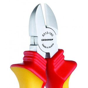 GEDORE - 1552163 Pince coupante latérale VDE avec manchons isolants-PINCE ET COUPE ISOLÉES EAN 4010886816097 1000V - Product Image 3