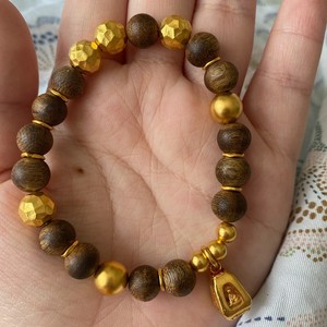 สร้อยข้อมือลูกปัดลายตอกแบบวินเทจ สไตล์ชาติพันธุ์ จี้สี่เหลี่ยม งานฝีมือ DIY ประณีต - Product Image 3