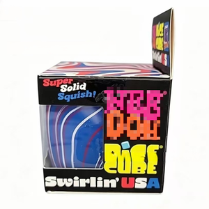 Special Commemorative Edition Vortex Stress Relief Toy USA Independence Day Swirlin <b>Squishy</b> NeeDoh Nice Cube Squeeze Toy - Product Image 6