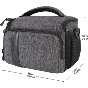 Sac à dos pour appareil photo, sac pour appareil photo reflex numérique/reflex numérique/sans miroir pour photographes, étui pour appareil photo en cuir imperméable - Product Image 1