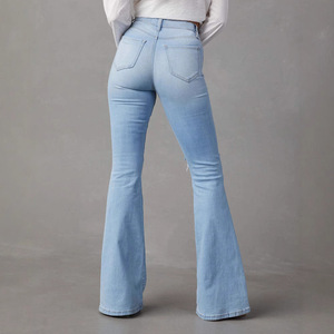 Jeans Rotos de Cintura Alta para Mujer, Estilo Urbano - Product Image 3