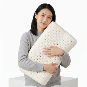 Oreiller ergonomique en latex respirant avec nœuds de massage, soutien cervical profilé pour lit - Product Image 3