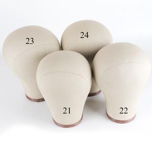 AliLeader инструменты для наращивания волос высокого качества, Брезентовая пробковая блочная голова, 21 дюйм, 22 дюйма, 23 дюйма, 24 дюйма, демонстрационная подставка для манекена парика - Product Image 1