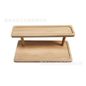 Organizador de Cosméticos de Madera para Escritorio, 3 Niveles, Ecológico, para Maquillaje, Estante para Sala de Estar - Product Image 5