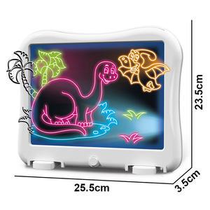 Tablero de dibujo educativo para niños, juego de tablero de escritura fluorescente, tableros de dibujo luminosos, juguete - Product Image 3