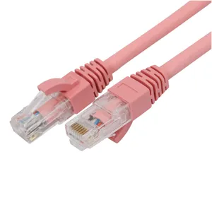 1m 2m 3m 5m 10m 20m RJ45 UTP Cat6 Utp Cordon de raccordement Câble réseau en cuivre PVC LSZH Gaine Certifié CE 24awg 26awg 28awg Cat5E UTP