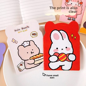 Bloc-notes de poche créatif et mignon, multicolore, en forme d'animal de dessin animé, cadeau, papeterie pour étudiants, carnet amusant en forme de dessin animé - Product Image 3