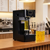 Machine de scellage de canettes en plastique pour boissons et jus, machine de scellage de canettes PET sans plateau rotatif avec couvercle en aluminium