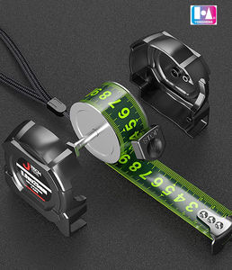 Cinta métrica verde negra fluorescente autoblocante modelo de explosión en línea 5m/7,5 m sistema métrico Material de acero inoxidable - Product Image 5