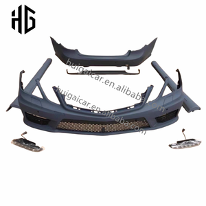 Classe E W212 modèle pare-chocs avant arrière assemblage jupes latérales Kit de carrosserie adapté pour Mercede Bens mise à niveau vers E63AMG Facelift Bodykit - Product Image 3
